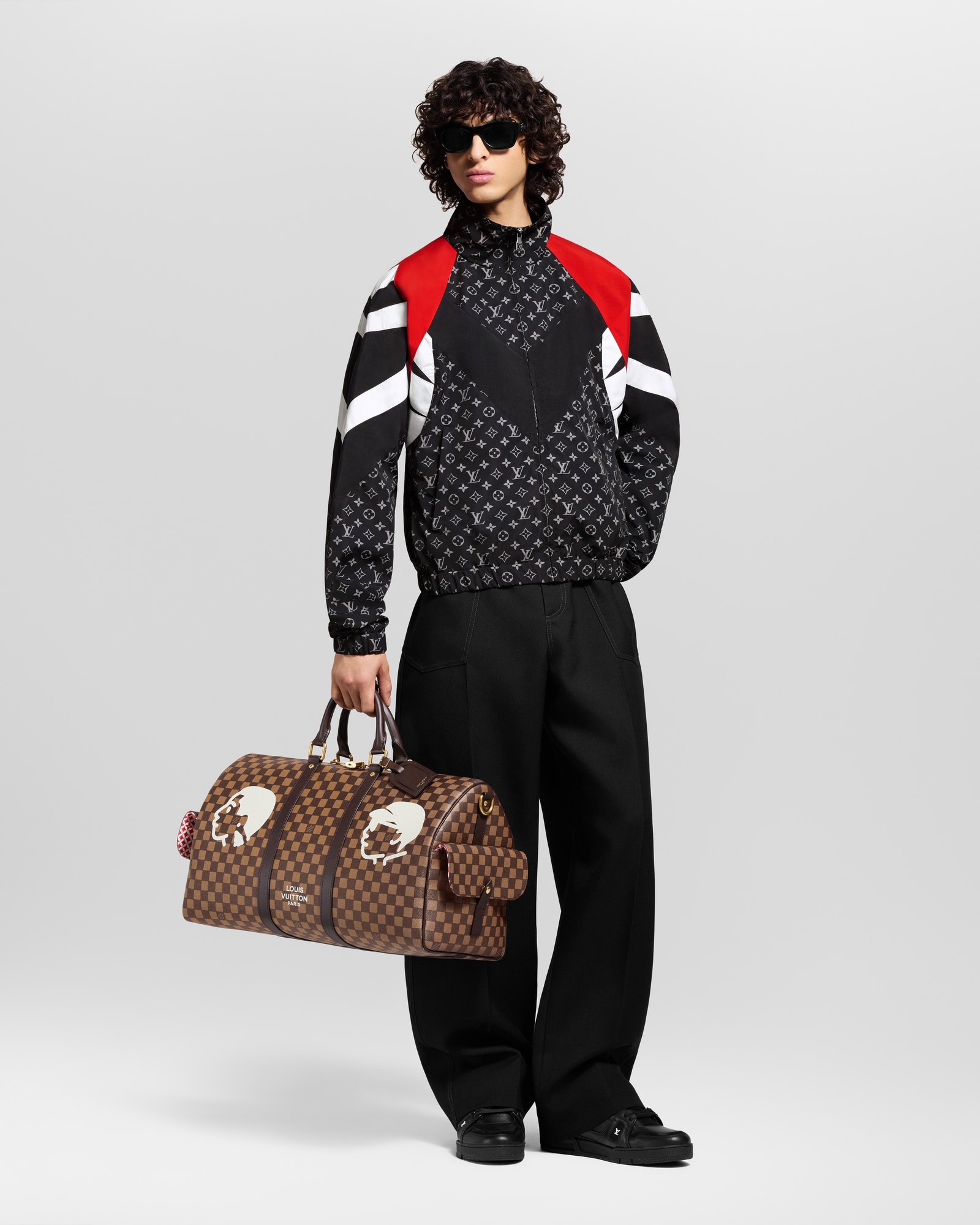 Monogram Printed Nylon Tracksuit Top - Men - Ready-to-Wear | LOUIS ...