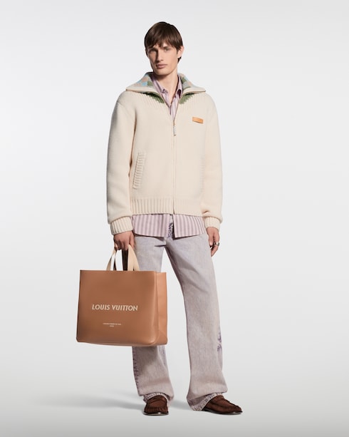 Ready-to-Wear All Ready-to-Wear Zipped Intarsia Track Top | Louis Vuitton ®