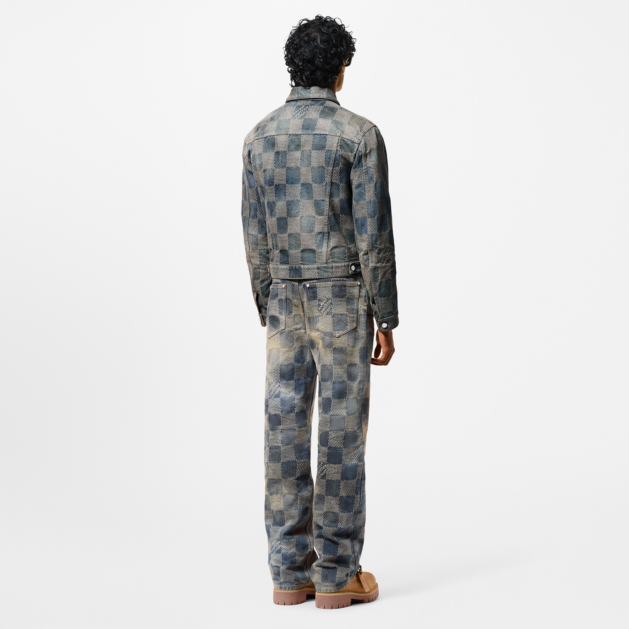  Ready to Wear Cazadoras y abrigos Chamarra en denim Damier | Louis Vuitton ® (Ampliar producto)