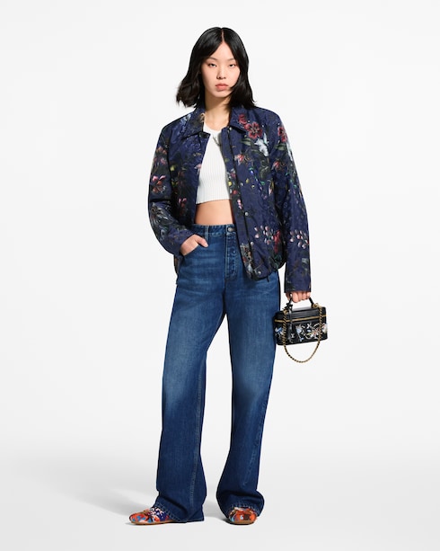Prêt-à-Porter Manteaux et Vestes Veste à imprimé fleuri sombre | Louis Vuitton ®