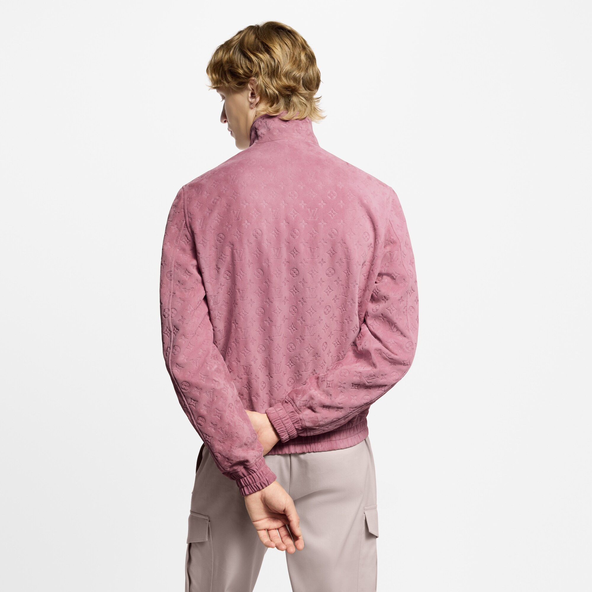  Ready to Wear Cazadoras y abrigos Chamarra en piel con Monograma en bajorrelieve | Louis Vuitton ® (Ampliar producto)