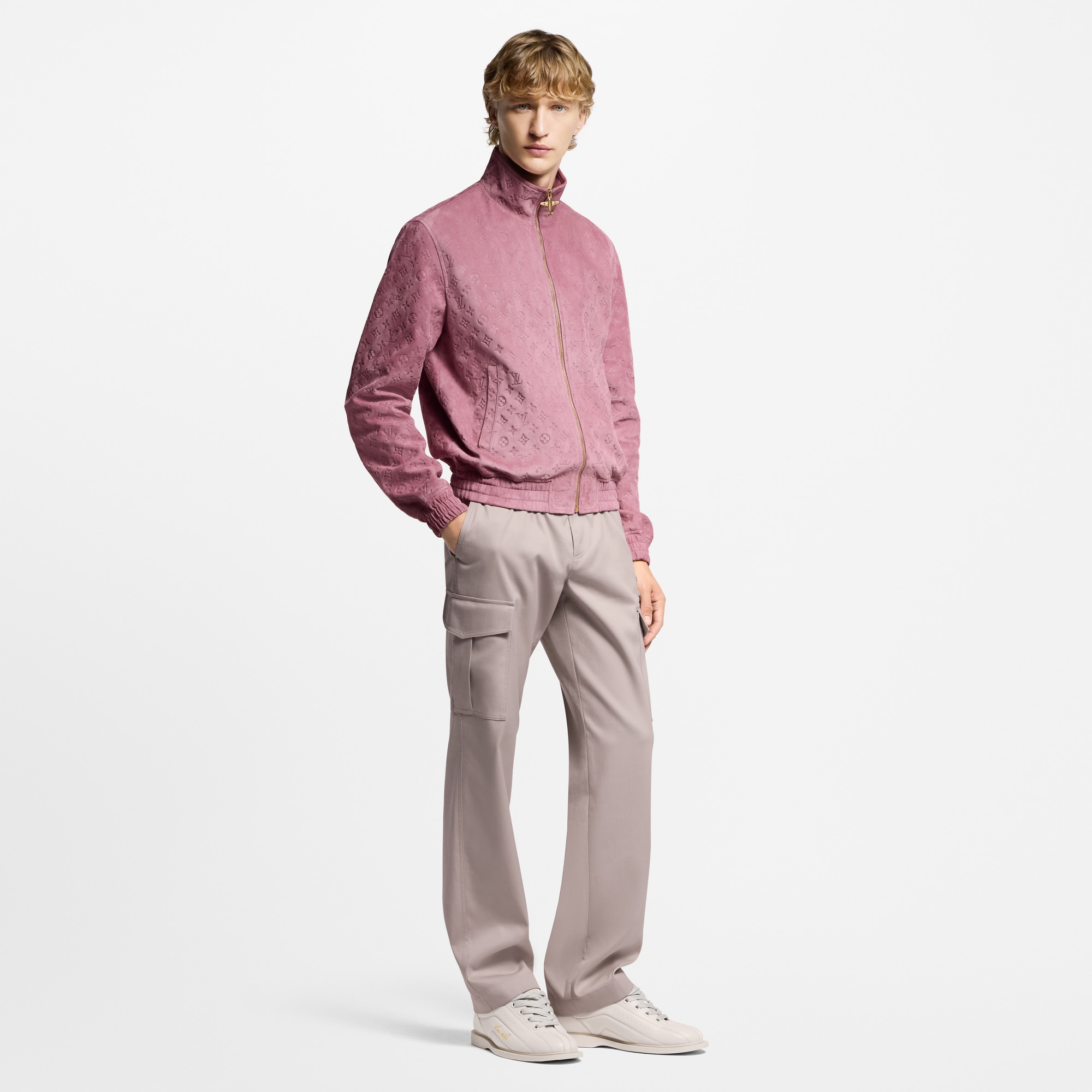  Ready to Wear Cazadoras y abrigos Chamarra en piel con Monograma en bajorrelieve | Louis Vuitton ® (Ampliar producto)