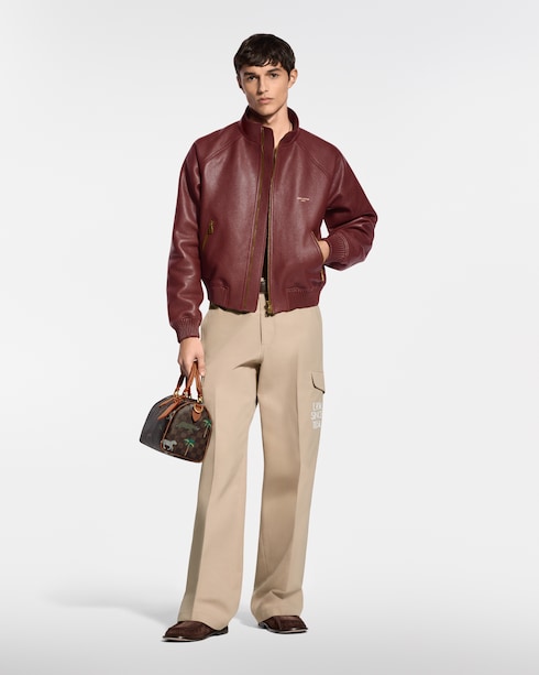 High-End Ready-to-Wear } Veste en cuir grainé | Louis Vuitton ®