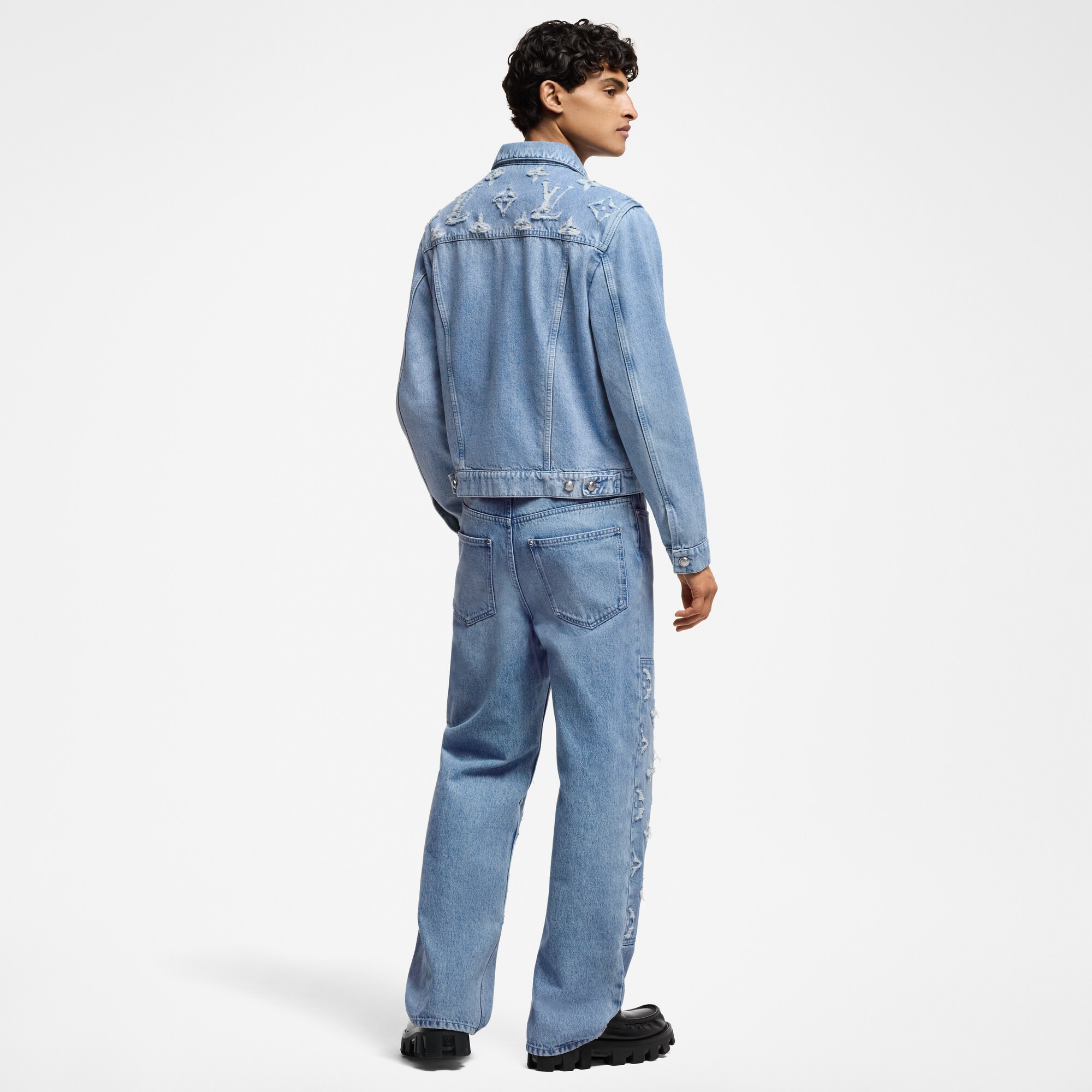  Ready to Wear Cazadoras y abrigos Chamarra estilo trucker en denim | Louis Vuitton ® (Ampliar producto)