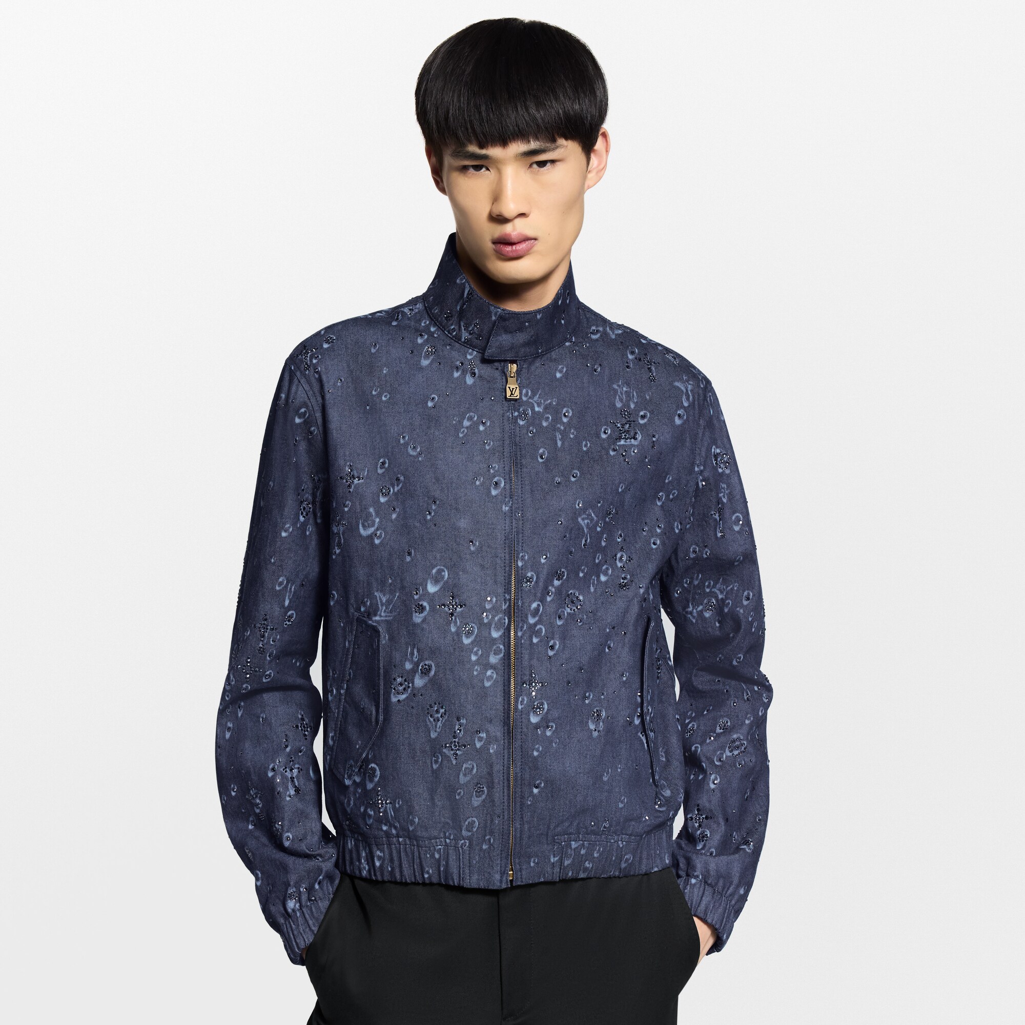  Ready to Wear Cazadoras y abrigos Chamarra Harrington en denim | Louis Vuitton ® (Ampliar producto)