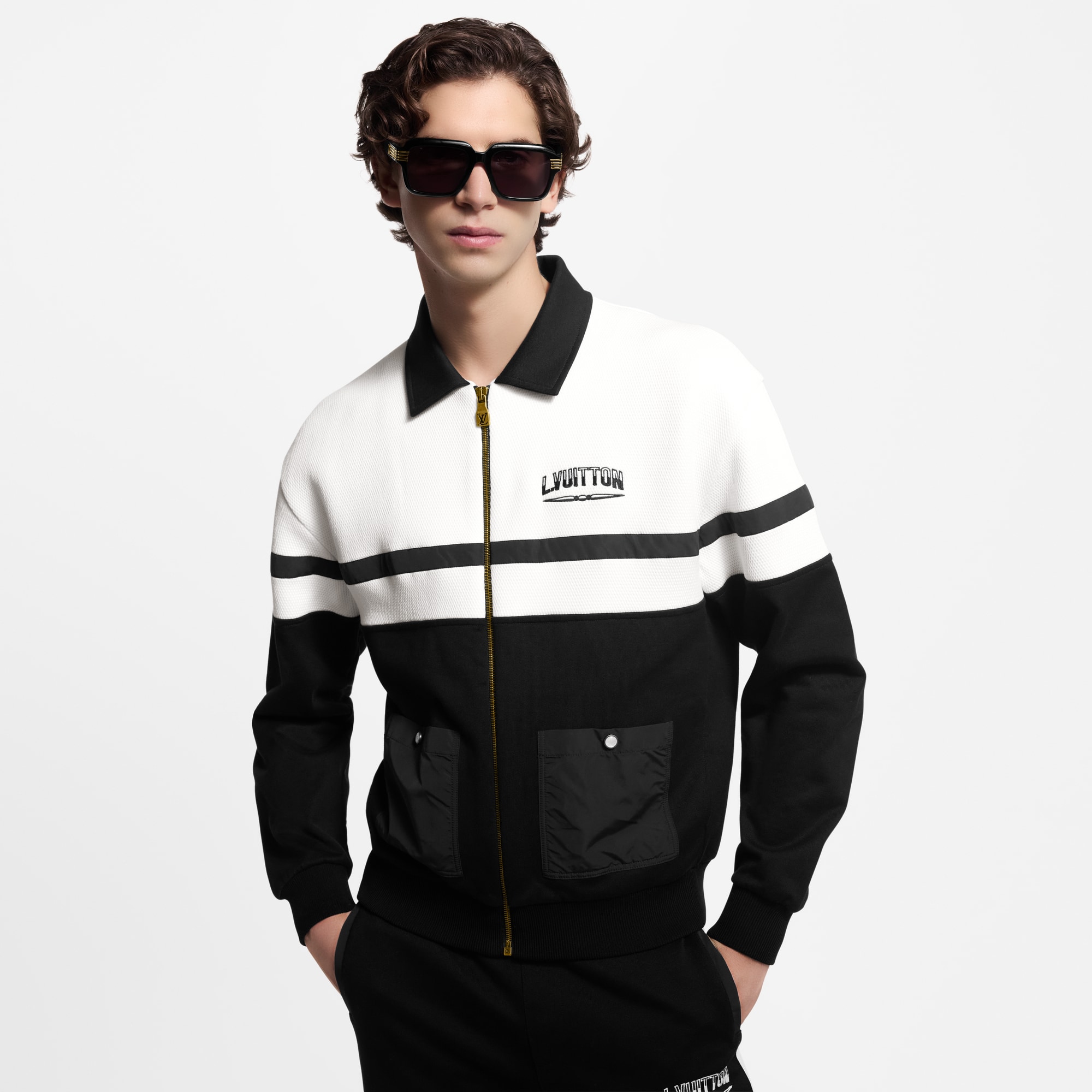 Ready to Wear Todo el Ready-To-Wear Chamarra híbrida de punto | Louis Vuitton ® (Ampliar producto)