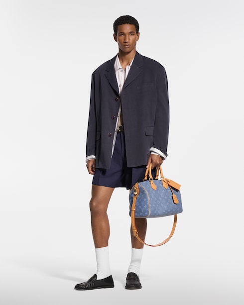 Homme Defile Printemps-Ete 2026 Veste souple légère en laine et soie | Louis Vuitton ®