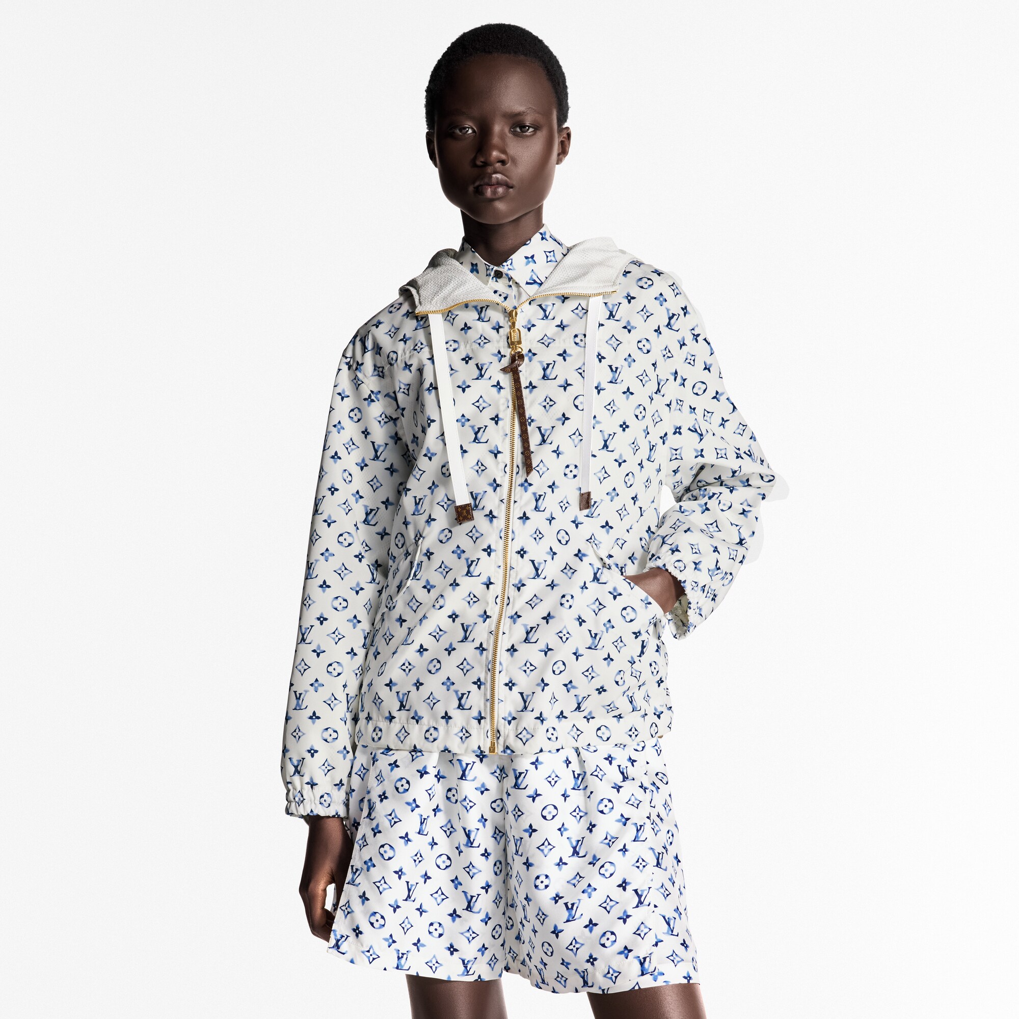  Ready to Wear Abrigos y chaquetas Chamarra Monograma con efecto acuarela | Louis Vuitton ® (Ampliar producto)