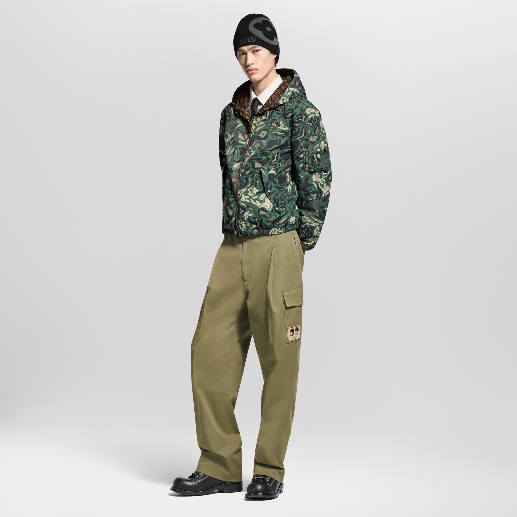  Ready to Wear Cazadoras y abrigos Chamarra rompevientos reversible con Monograma | Louis Vuitton ® (Ampliar producto)
