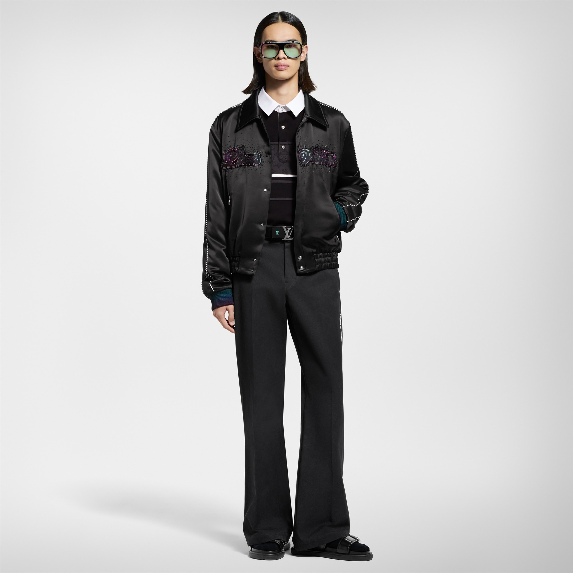  Ready to Wear Cazadoras y abrigos Chamarra Sukajan con adorno | Louis Vuitton ® (Ampliar producto)