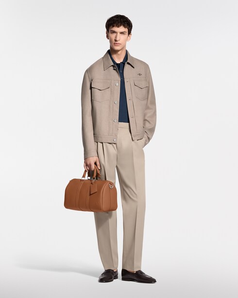 Ready-to-Wear Blazers and Jackets Tailored Wool-Silk Trucker Jacket | Louis Vuitton ®