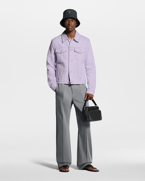Ready to Wear Cazadoras y abrigos Chamarra trucker en tejido denim Monograma | Louis Vuitton ®
