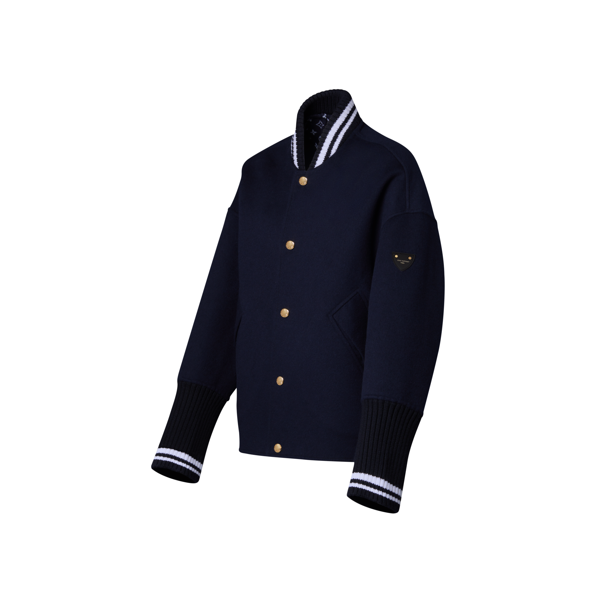  Ready to Wear Abrigos y chaquetas Chamarra universitaria de doble cara | Louis Vuitton ® (Ampliar producto)