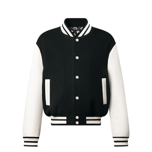 Ready to Wear Cazadoras y abrigos Chamarra universitaria distintiva en piel | Louis Vuitton ® (Ampliar producto)