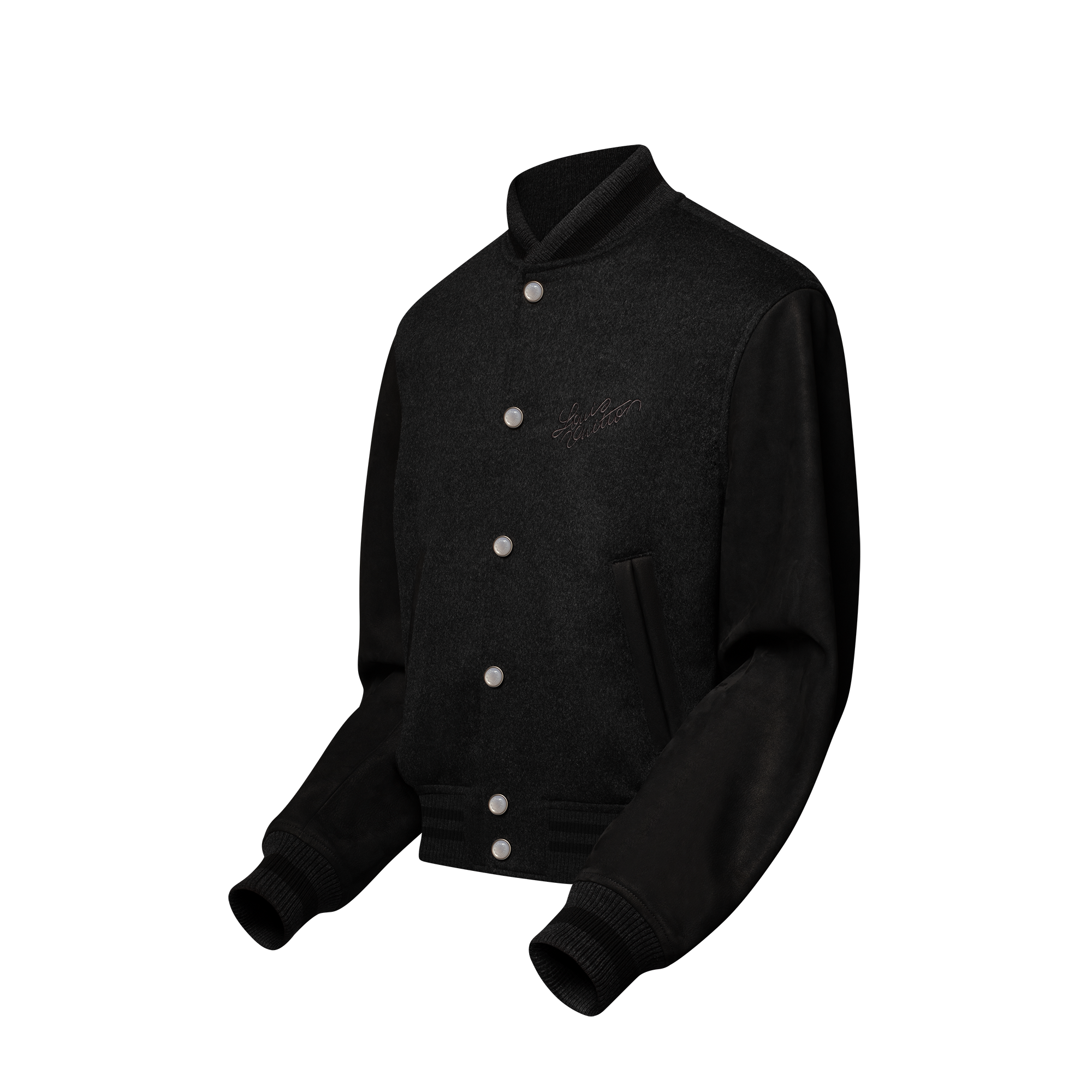  Ready to Wear Cazadoras y abrigos Chamarra universitaria en piel | Louis Vuitton ® (Ampliar producto)