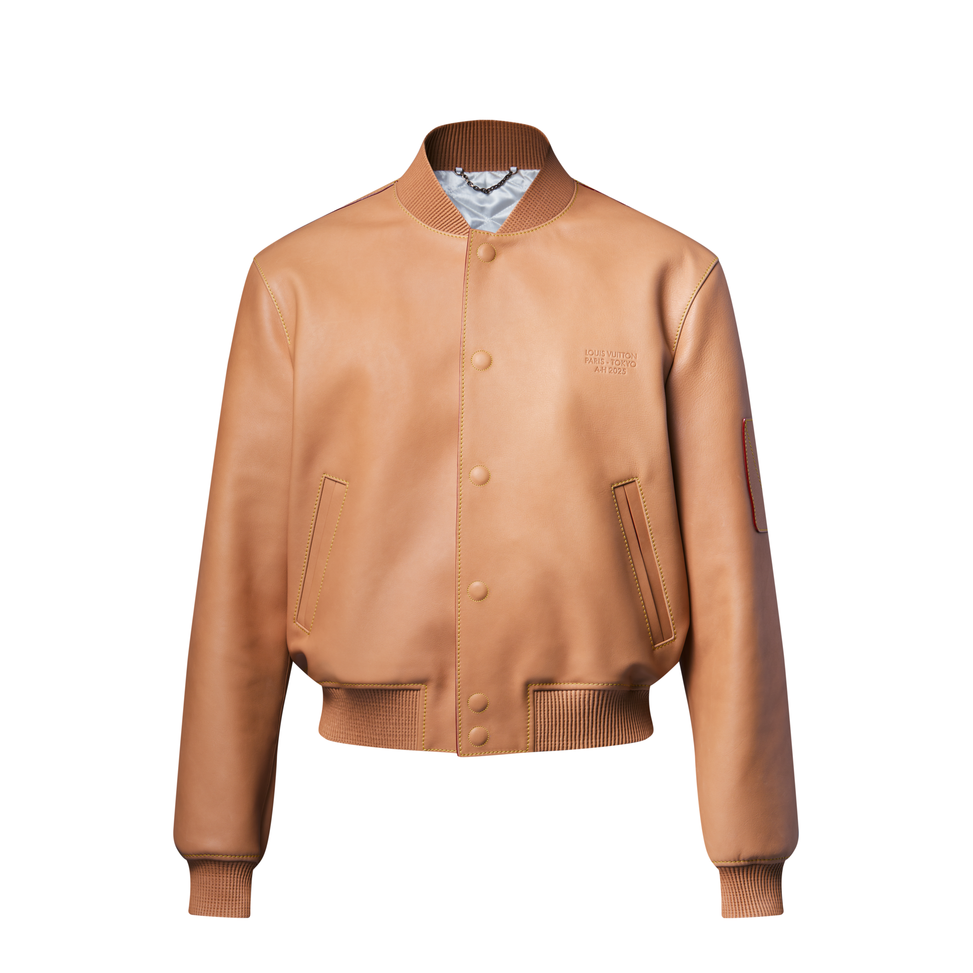  Ready to Wear Cazadoras y abrigos Chamarra universitaria en piel natural | Louis Vuitton ® (Ampliar producto)