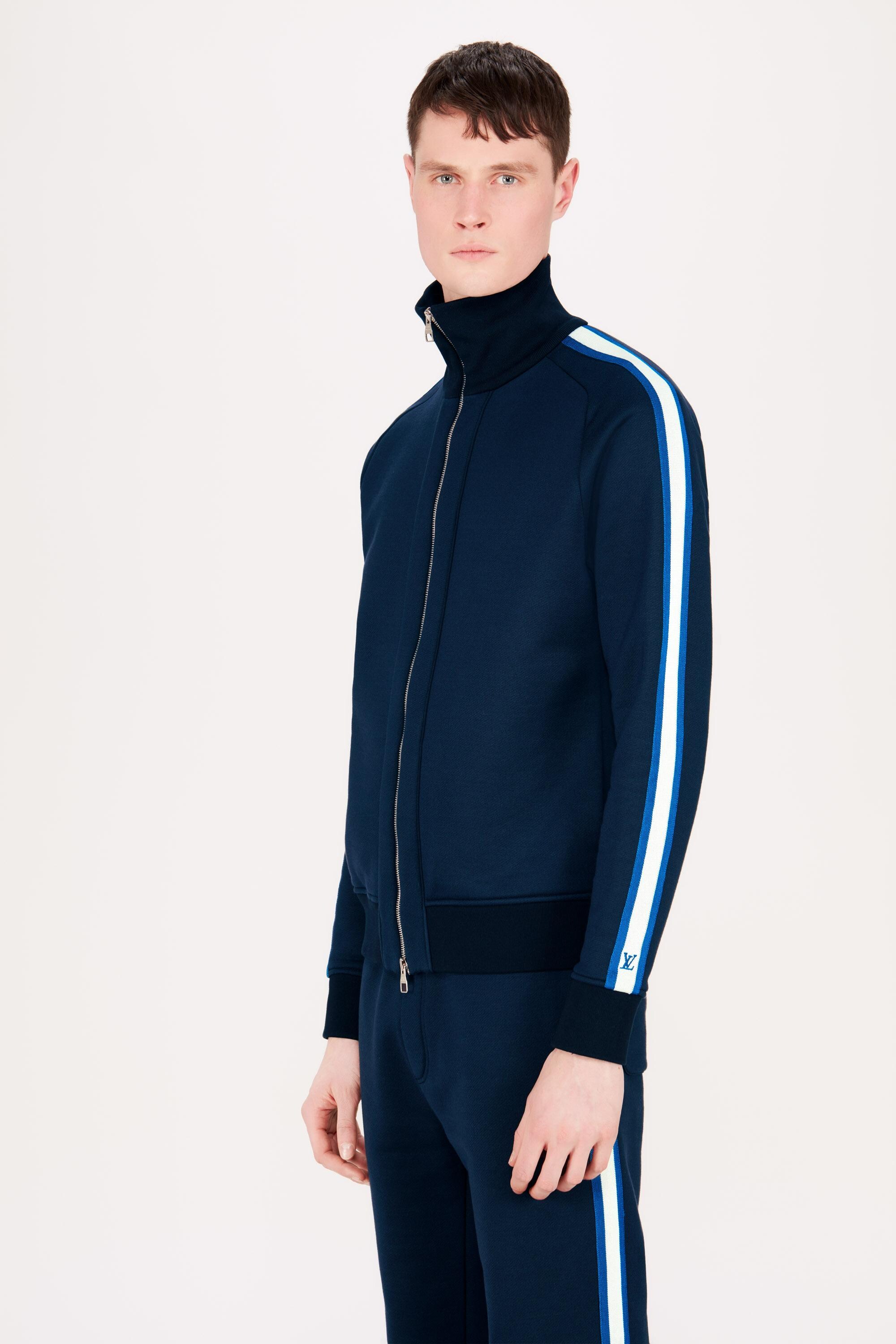  Ready to Wear Camisetas y camisas tipo polo Chaqueta De Deporte Con Cremallera Y Detalle De Cinta De Seda | Louis Vuitton ® (Ampliar producto)