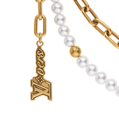 S00 Accesorios Llaveros y charms Charm para bolsa Chain Belt Pearls | Louis Vuitton ® (Ampliar producto)