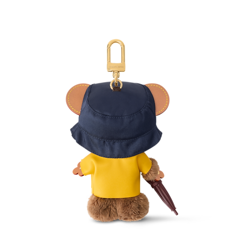 Charm para bolsa LV Louis Bear Rain vista trasera
