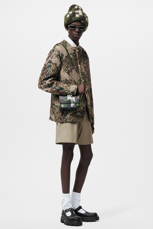 Discontinued Product Obs 12 Casaco de Tweed Chic em Mescla de Cashmere e sem Gola | Louis Vuitton ®