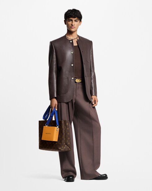 Ready-to-Wear Blazers and Jackets Chic Collarless Leather Blazer | Louis Vuitton ®