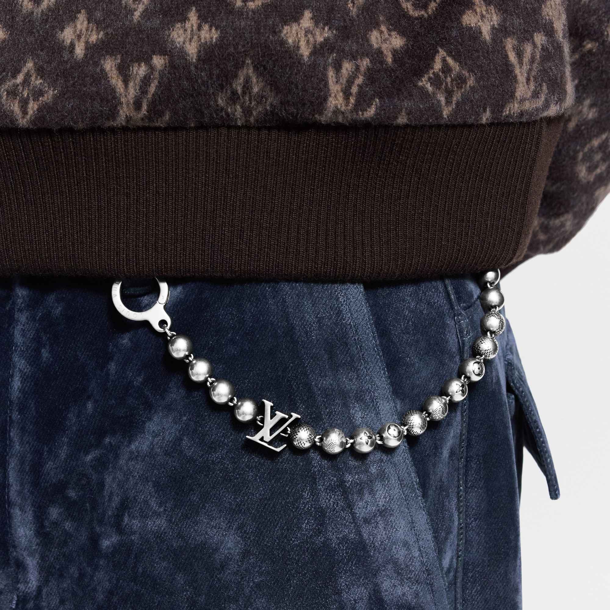 S00 Accesorios Llaveros y charms  Cinturón de cadena Damier Staples | Louis Vuitton ® (Ampliar producto)