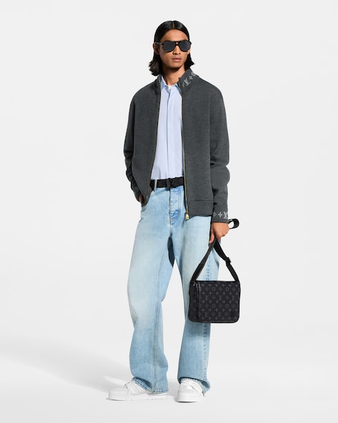 Monogram Eclipse Presentes Para Ele } Cinto LV Initiales 40 mm Preto Matte | Louis Vuitton ®