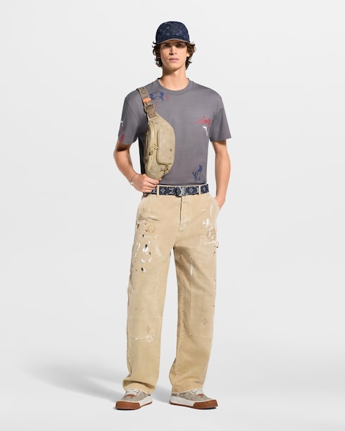 Monogram Denim Acessórios Cintos LV Initiales Monogram Denim 40mm Belt | Louis Vuitton ®