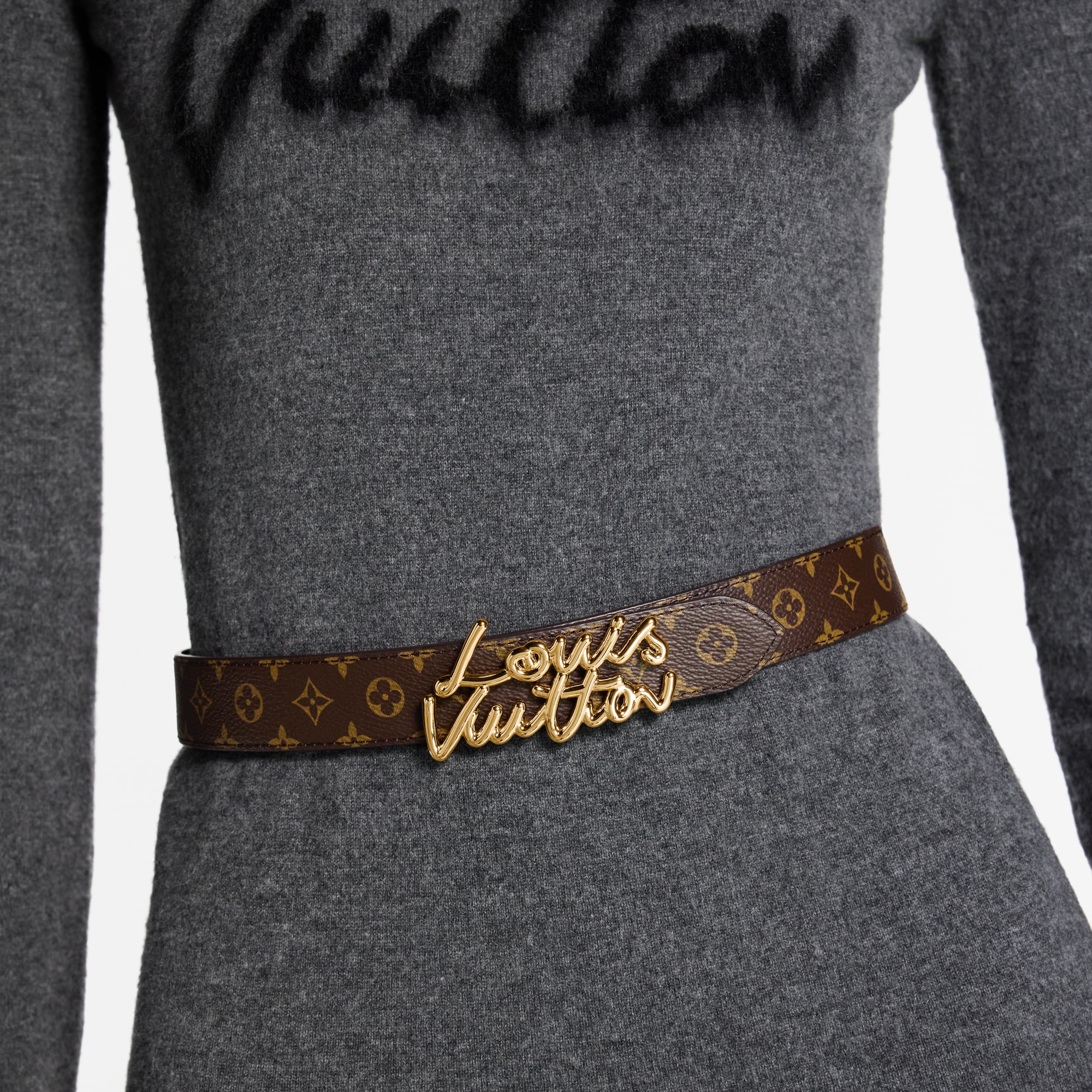  Accesorios Cinturones Cinturón LV Script 3 cm | Louis Vuitton ® (Ampliar producto)