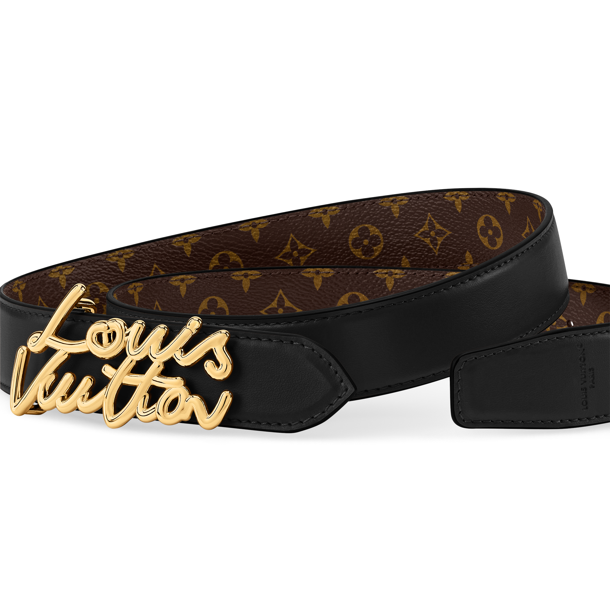  Accesorios Cinturones Cinturón LV Script 3 cm | Louis Vuitton ® (Ampliar producto)