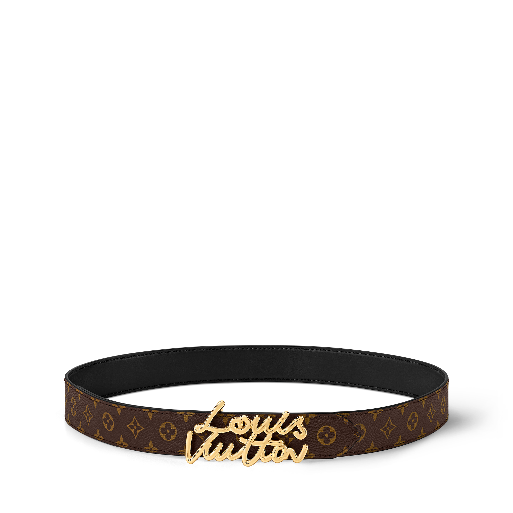  Accesorios Cinturones Cinturón LV Script 3 cm | Louis Vuitton ® (Ampliar producto)