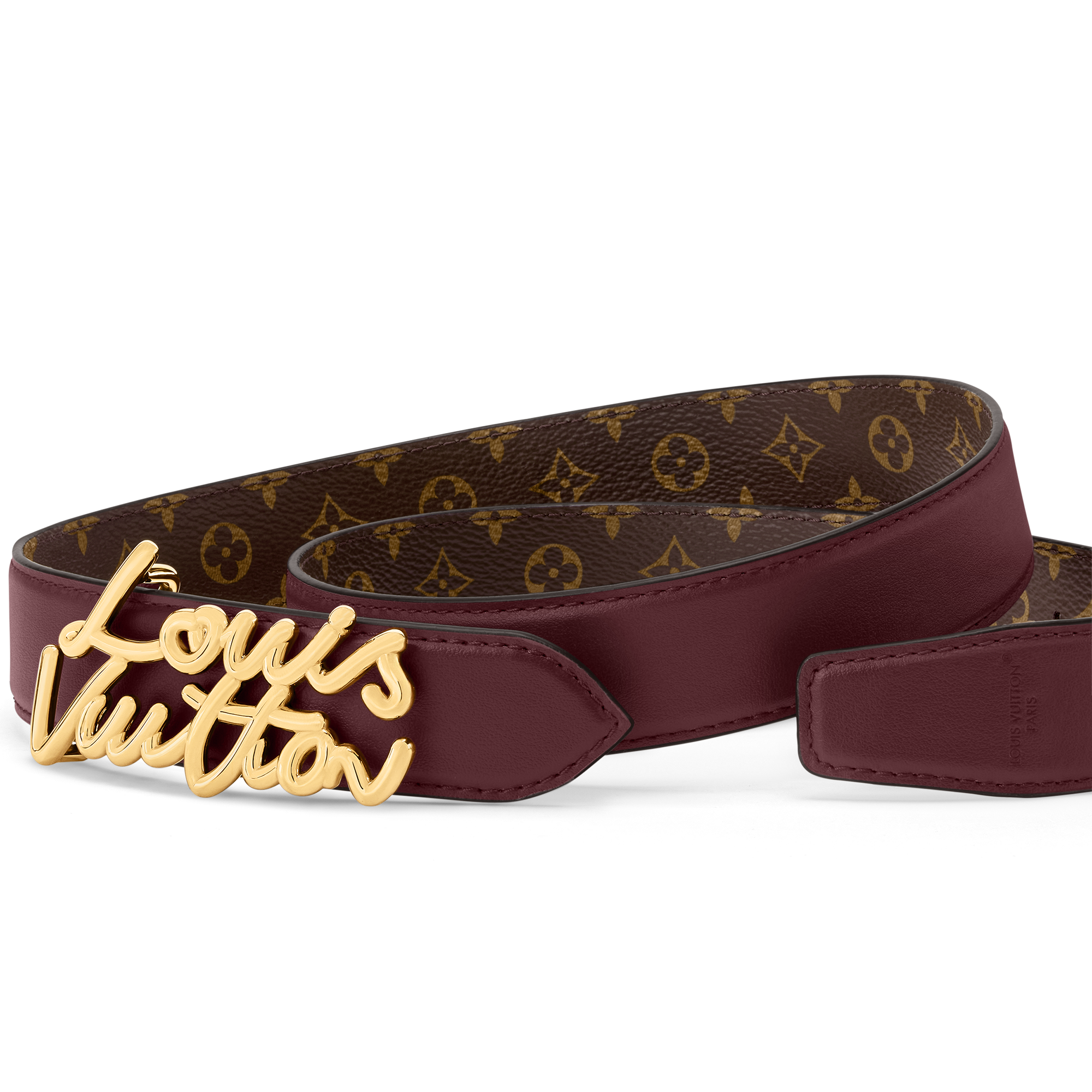  Accesorios Cinturones Cinturón LV Script 3 cm | Louis Vuitton ® (Ampliar producto)