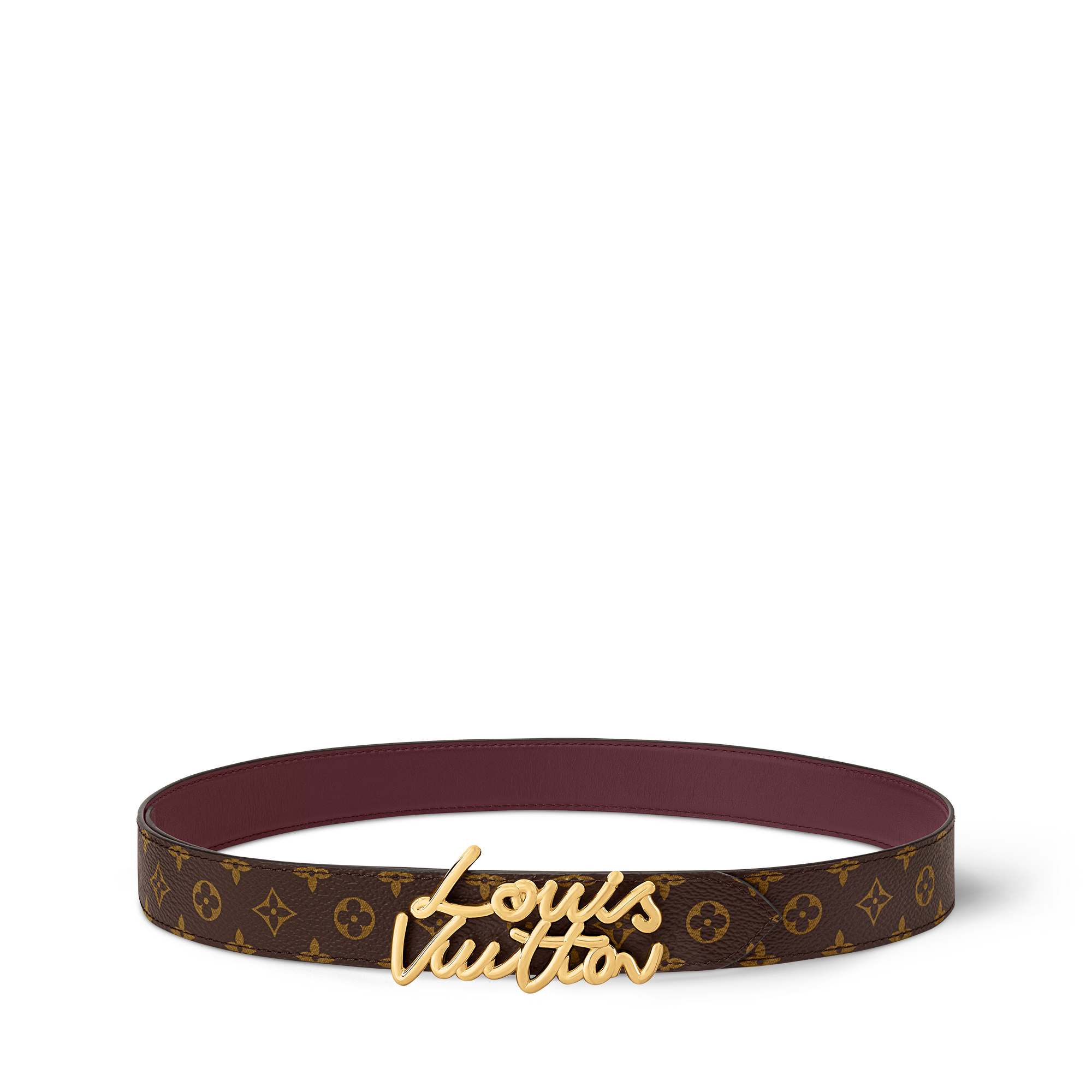  Accesorios Cinturones Cinturón LV Script 3 cm | Louis Vuitton ® (Ampliar producto)