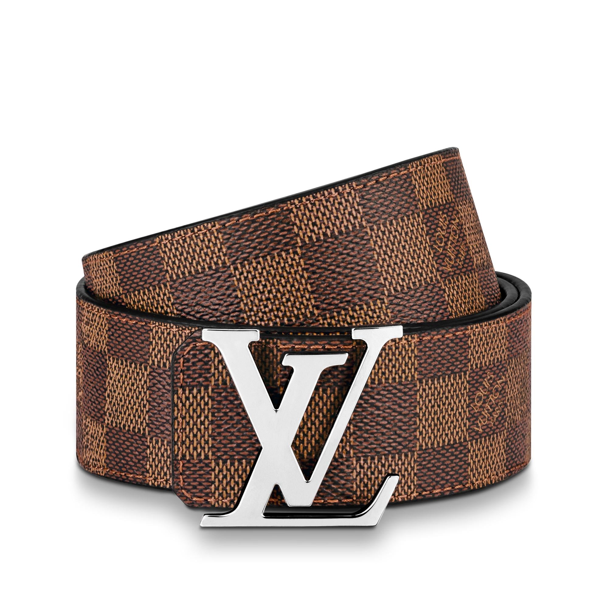 Damier Graphite Accesorios Cinturones Cinturón reversible con iniciales LV de 4 cm | Louis Vuitton ® (Ampliar producto)