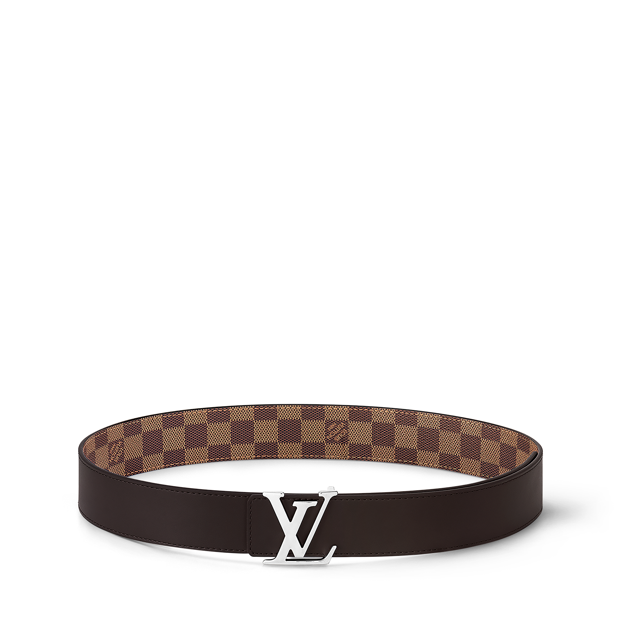 Damier Graphite Accesorios Cinturones Cinturón reversible con iniciales LV de 4 cm | Louis Vuitton ® (Ampliar producto)