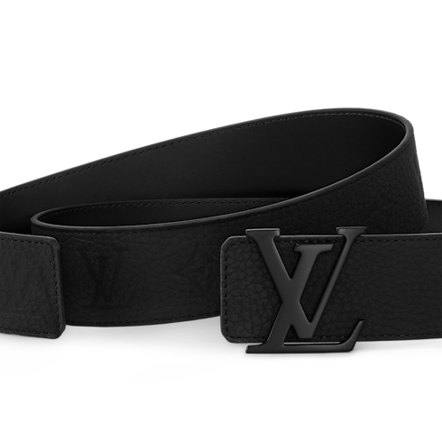 Taurillon Monogram Accesorios Cinturones Cinturón reversible con iniciales LV de 4 cm | Louis Vuitton ® (Ampliar producto)