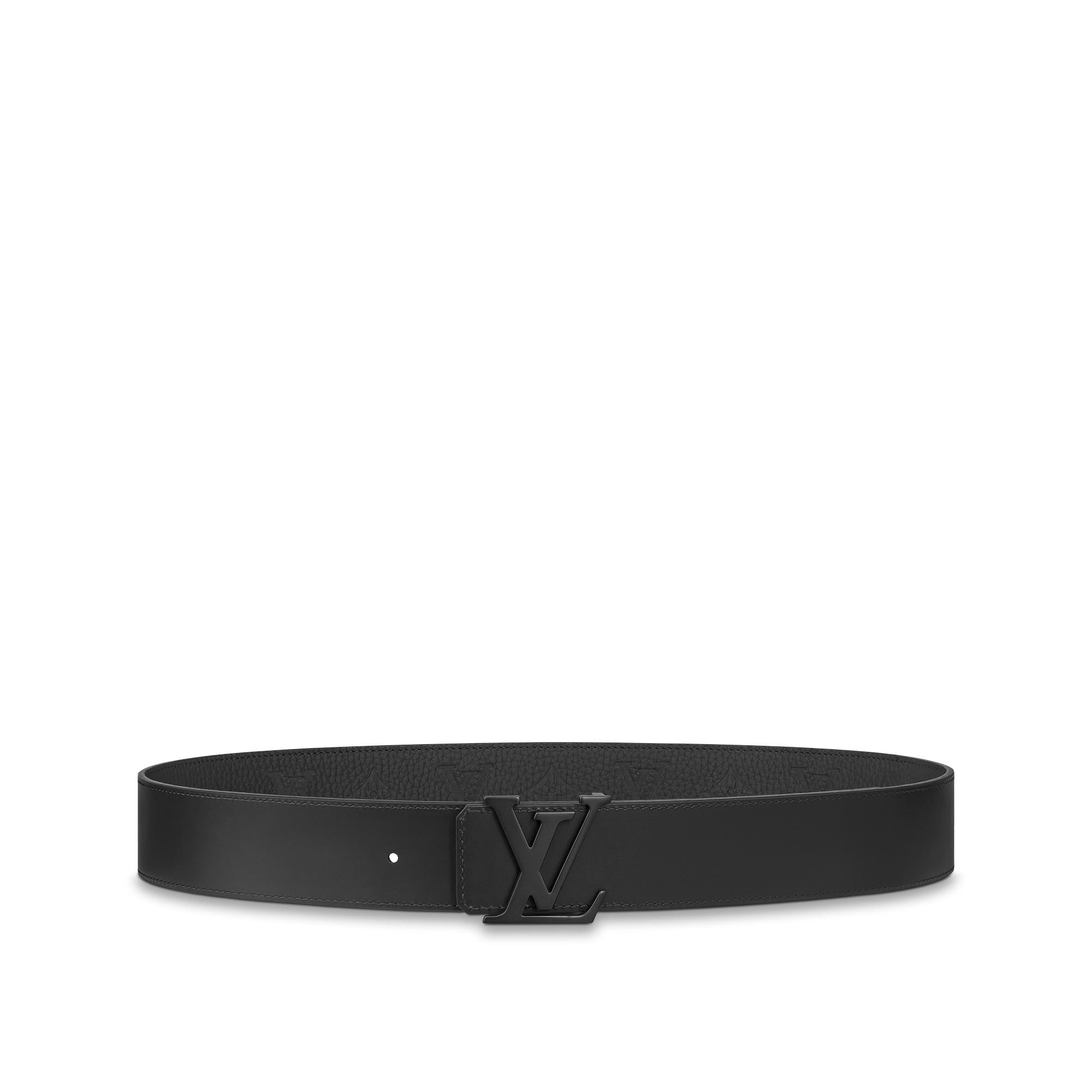 Taurillon Monogram Accesorios Cinturones Cinturón reversible con iniciales LV de 4 cm | Louis Vuitton ® (Ampliar producto)