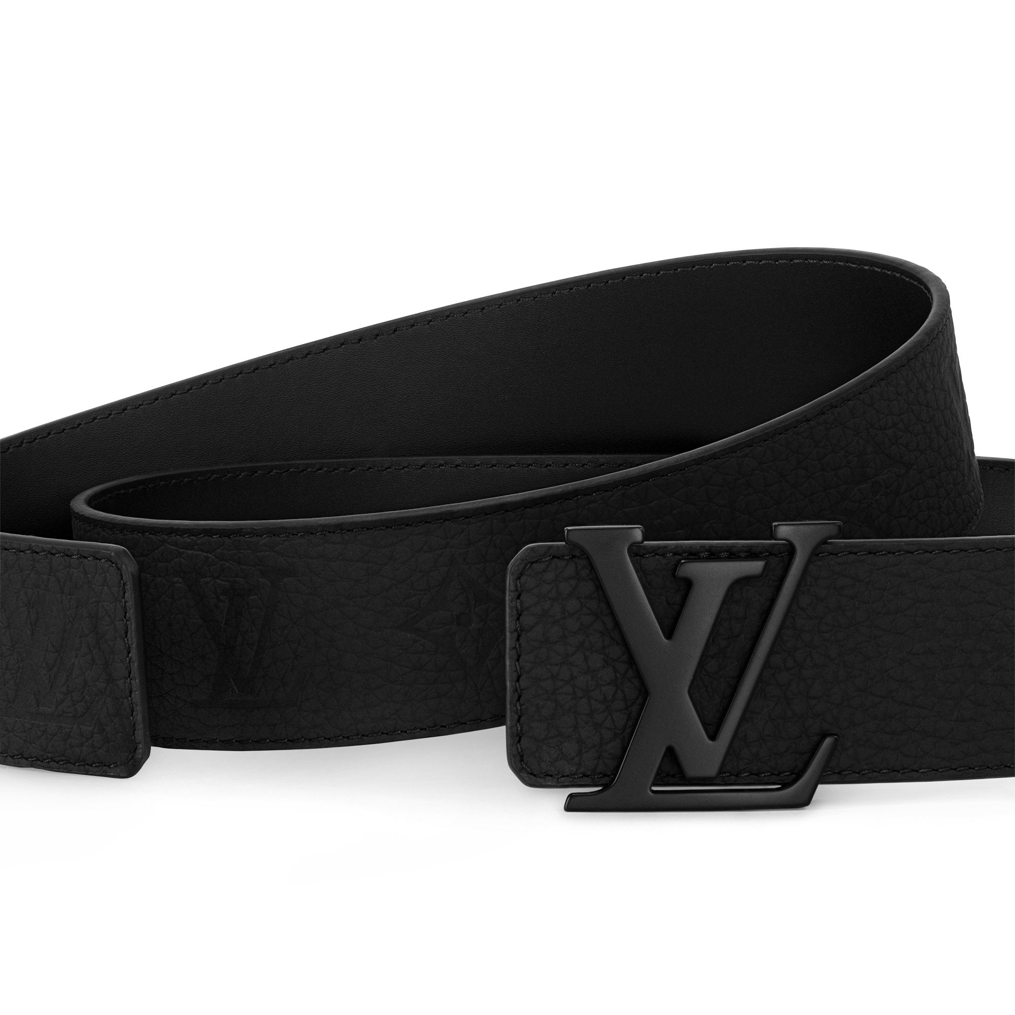 Taurillon Monogram Accesorios Cinturones Cinturón reversible con iniciales LV de 4 cm | Louis Vuitton ® (Ampliar producto)