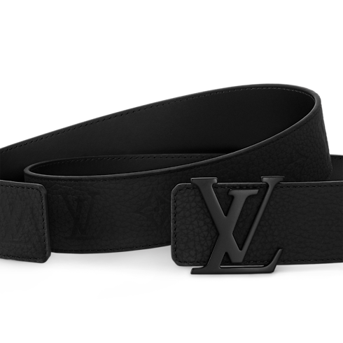 Taurillon Monogram Accesorios Cinturones Cinturón reversible con iniciales LV de 4 cm | Louis Vuitton ® (Ampliar producto)