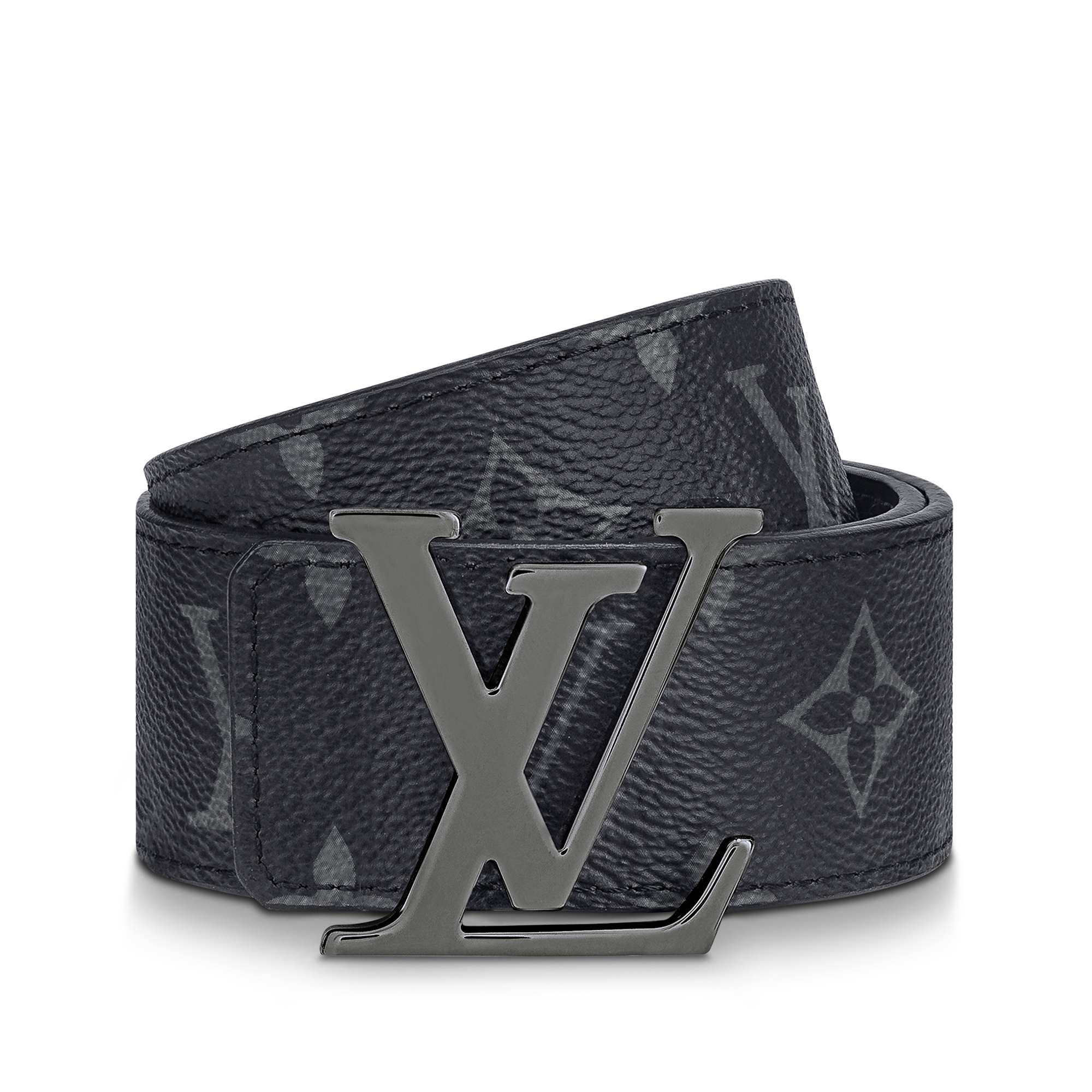 Monogram Eclipse Accesorios Cinturones Cinturón reversible con iniciales LV de 4 cm | Louis Vuitton ® (Ampliar producto)