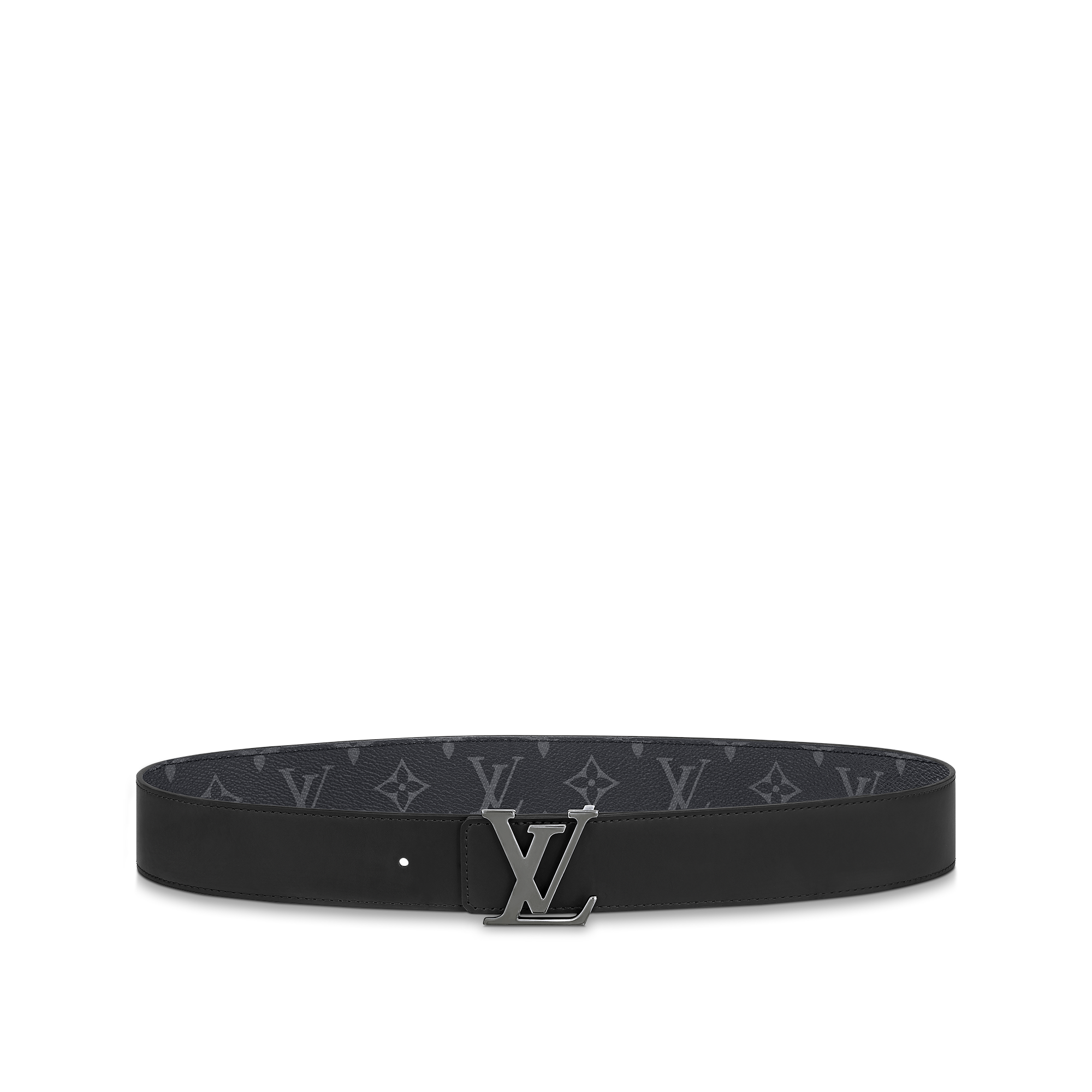 Monogram Eclipse Accesorios Cinturones Cinturón reversible con iniciales LV de 4 cm | Louis Vuitton ® (Ampliar producto)