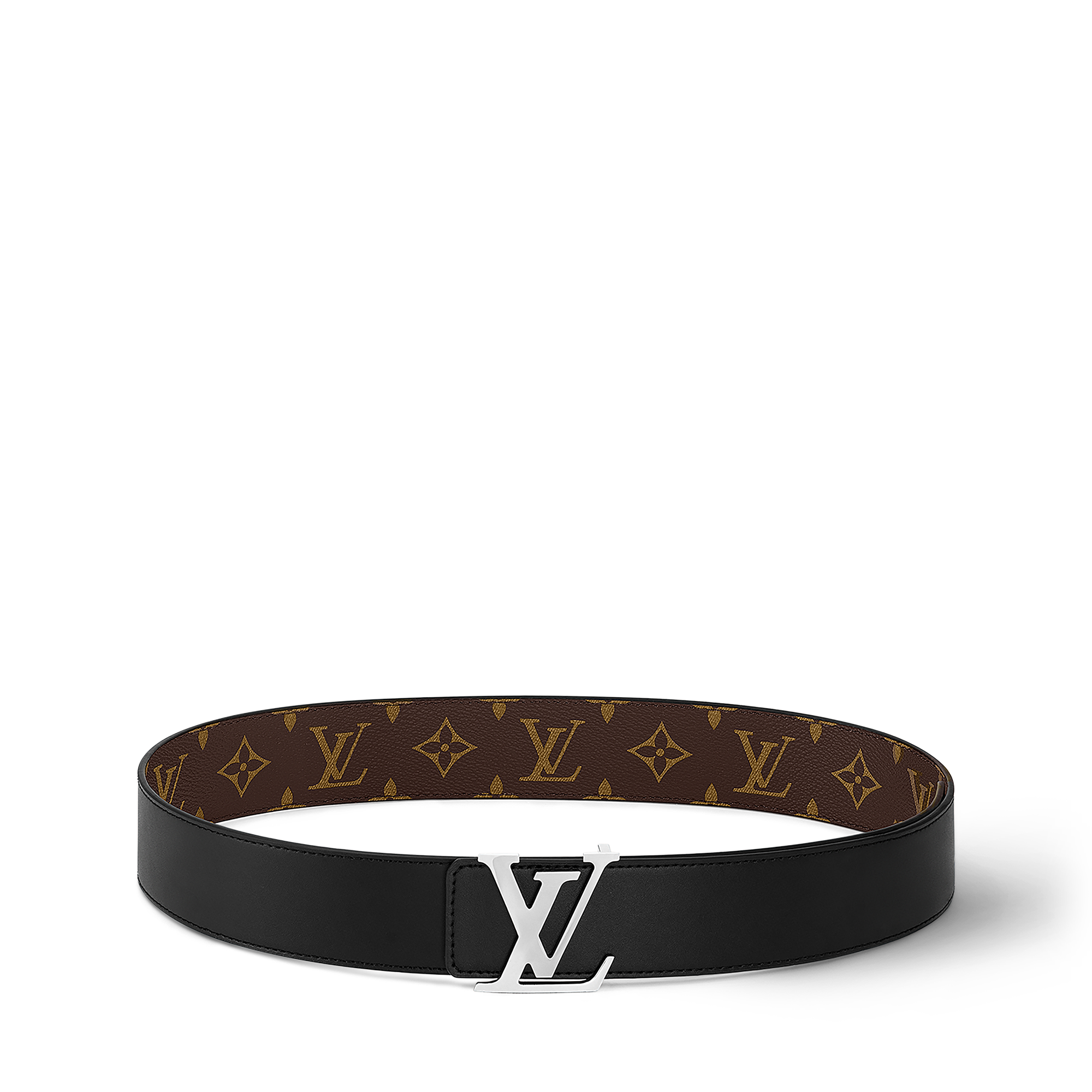 Monogram Macassar Accesorios Cinturones Cinturón reversible con iniciales LV de 4 cm | Louis Vuitton ® (Ampliar producto)