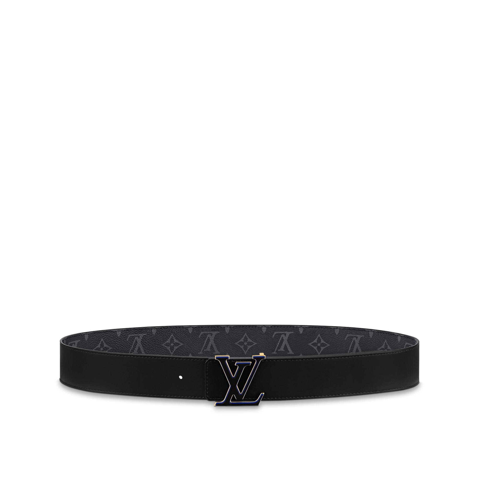 Monogram Eclipse Accesorios Cinturones Cinturón reversible LV 3 Steps de 4 cm | Louis Vuitton ® (Ampliar producto)