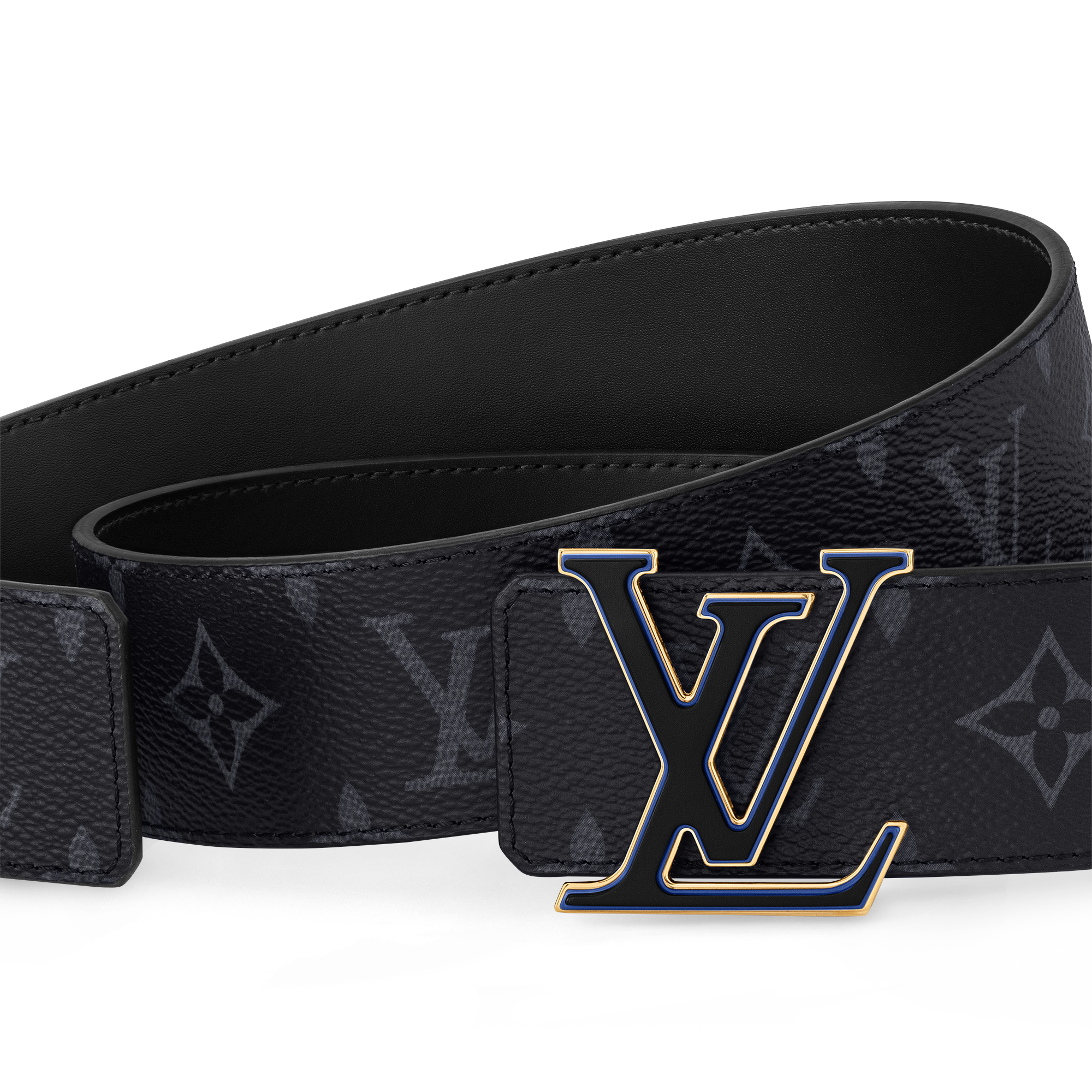 Monogram Eclipse Accesorios Cinturones Cinturón reversible LV 3 Steps de 4 cm | Louis Vuitton ® (Ampliar producto)