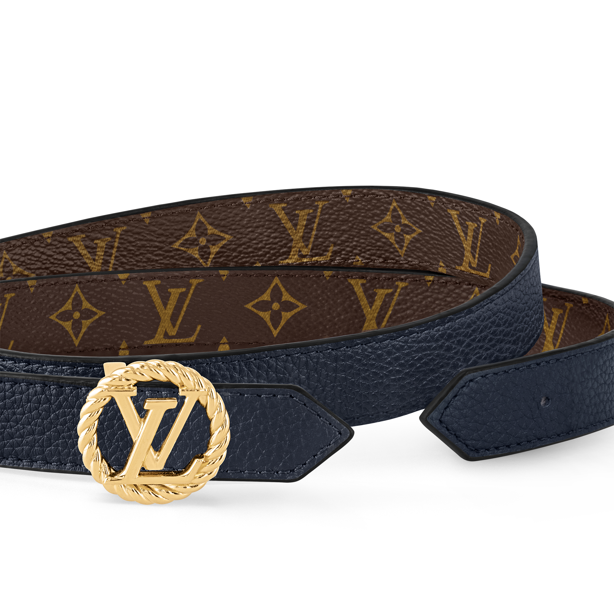 Monogram Accesorios Cinturones Cinturón reversible LV Circle Nautical de 2 cm | Louis Vuitton ® (Ampliar producto)