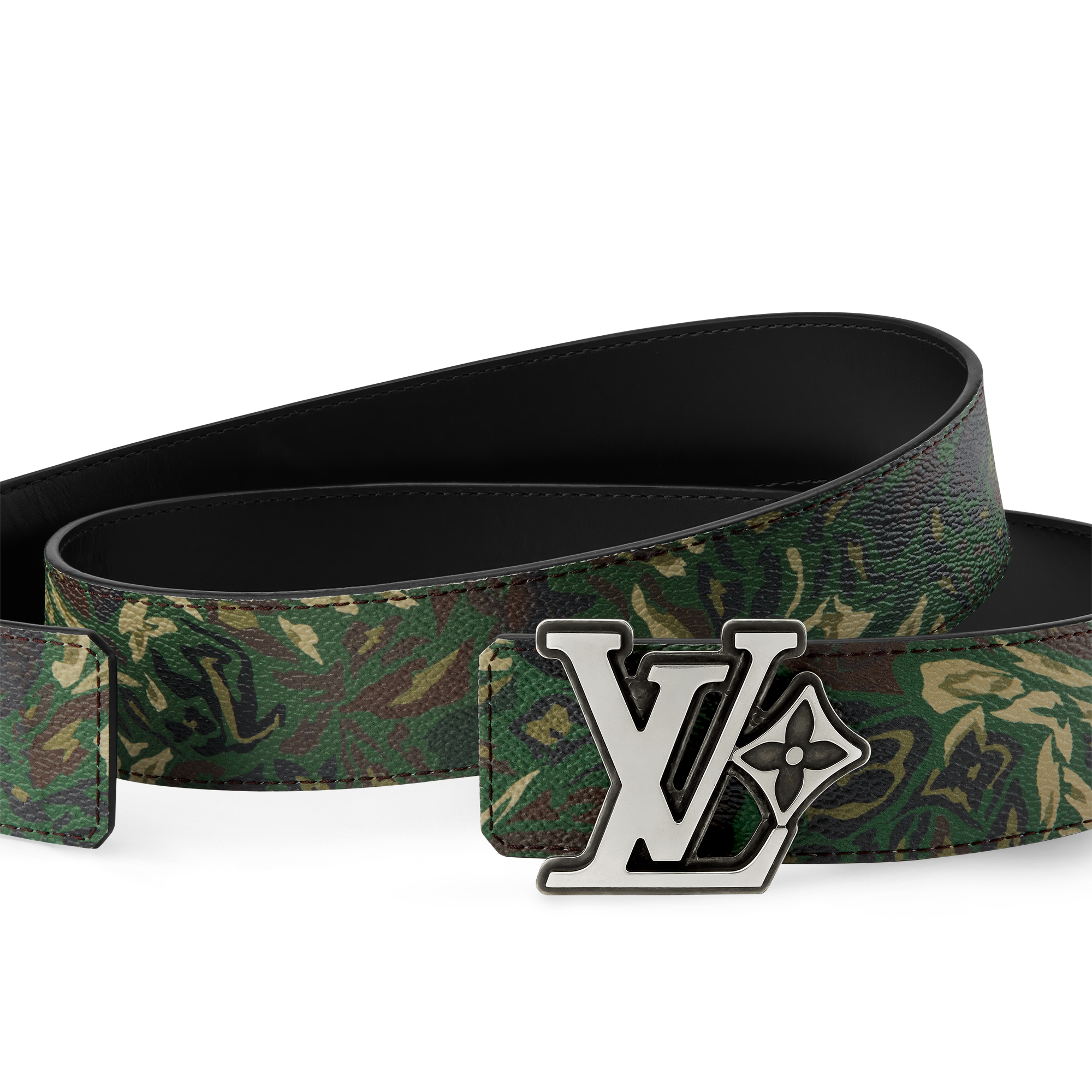  Accesorios Cinturones Cinturón reversible LV Flower Camoflage de 4 cm | Louis Vuitton ® (Ampliar producto)