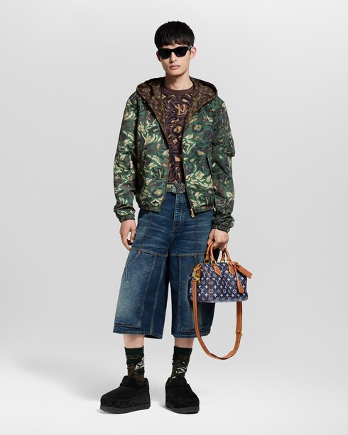 Accesorios Cinturones Cinturón reversible LV Flower Camoflage de 4 cm | Louis Vuitton ®