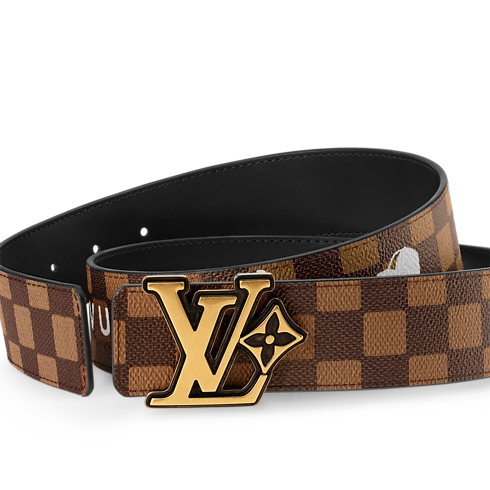 Accesorios Cinturones Cinturón reversible LV Flower Damier Phriendship de 4 cm | Louis Vuitton ® (Ampliar producto)