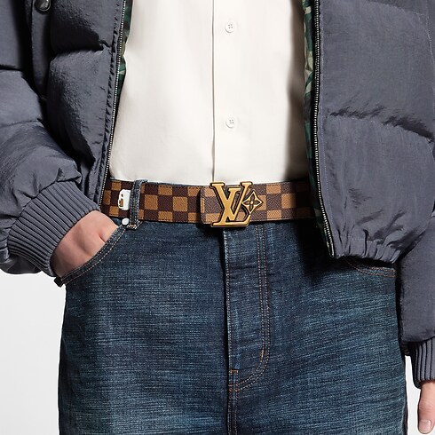 Accesorios Cinturones Cinturón reversible LV Flower Damier Phriendship de 4 cm | Louis Vuitton ® (Ampliar producto)