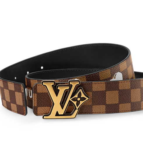 Accesorios Cinturones Cinturón reversible LV Flower Damier Phriendship de 4 cm | Louis Vuitton ® (Ampliar producto)